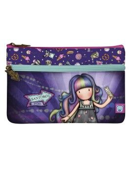 Bolsa Escolar Gorjuss Up and away Roxo (23.4 x 15.5 x 1.5 cm)