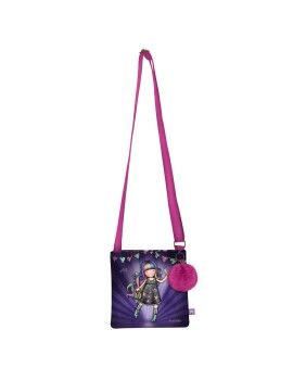 Bolso Bandolera Gorjuss Up and away Morado (21 x 20 x 1.5 cm)