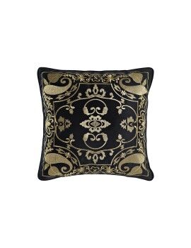 Almofada DKD Home Decor Preto Dourado 45 x 10 x 45 cm Árabe