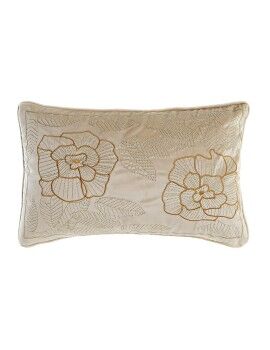 Almofada DKD Home Decor Dourado 50 x 10 x 30 cm Bloemen