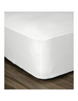 Lençol de baixo ajustável Lovely Home Branco 160 x 200 cm (Cama dupla)