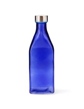 Botella Quid Habitat Azul Vidrio (1L) (Pack 6x)