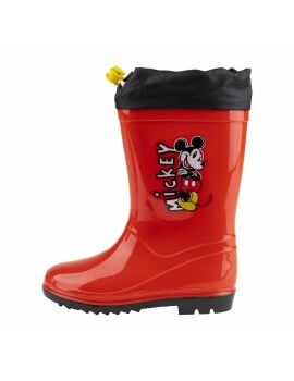 Botas de Agua Infantiles Mickey Mouse Rojo