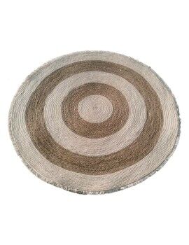 Tapete DKD Home Decor Natural Bege Boho (150 x 150 x 1 cm)