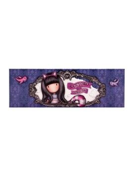 Estojo Gorjuss Cheshire cat Caixa Roxo (20.2 x 4 x 7 cm)