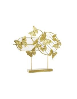 Figura Decorativa DKD Home Decor Dorado Metal Mariposas (63 x 9 x 58,4 cm)