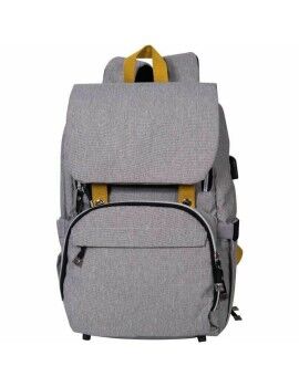 Bolsa para Troca de Fraldas Baby on Board Freestyle Yellowstone Cinzento Mostarda