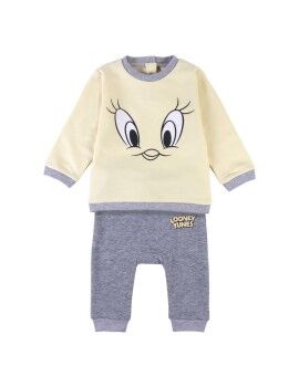 Fato de Treino Infantil Looney Tunes Amarelo