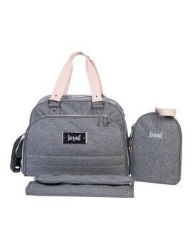 Bolso Cambiador de Pañales Baby on Board URBAN Sweet Gris Rosa