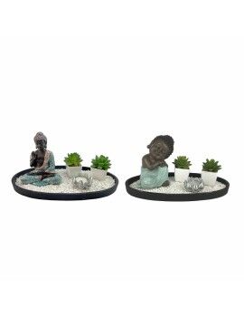 Figura Decorativa DKD Home Decor 32 x 16,5 x 15,5 cm Oriental Jardim (2 Unidades)