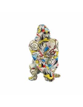 Figura Decorativa DKD Home Decor 14 x 13 x 22 cm Multicolor Gorila Moderno