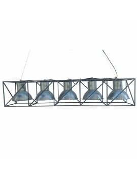 Candeeiro de teto DKD Home Decor Múltiplas posições 115 x 24 x 24 cm Preto Cinzento Metal 50 W