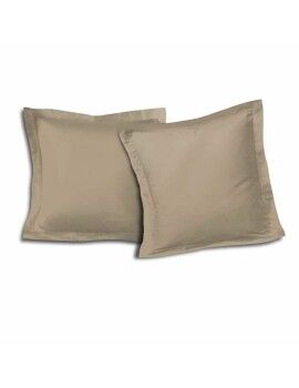 Funda de almohada Lovely Home Beige 63 x 63 cm (2 Unidades)