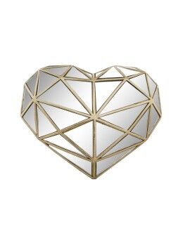 Figura Decorativa DKD Home Decor 26 x 5 x 21 cm Corazón Dorado