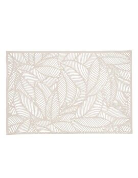 Individuais Quid Habitat Folhas Bege 30 x 45 cm (Pack 12x)