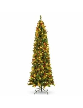 Árbol de Navidad DKD Home Decor Verde Metal Polietileno 70 x 70 x 210 cm