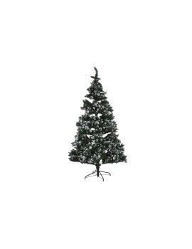 Árbol de Navidad DKD Home Decor Luz LED Verde Metal Polietileno 130 x 130 x 218 cm