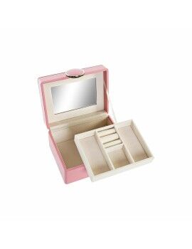 Caja-Joyero DKD Home Decor Rosa Madera MDF 23 x 17 x 10 cm