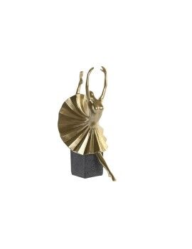 Figura Decorativa DKD Home Decor Negro Dorado Resina Moderno (20 x 16 x 33,5 cm)