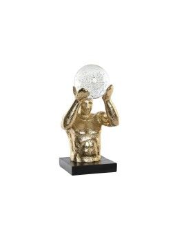 Figura Decorativa DKD Home Decor Preto Dourado Resina Homem Moderno (17 x 16 x 31,5 cm)