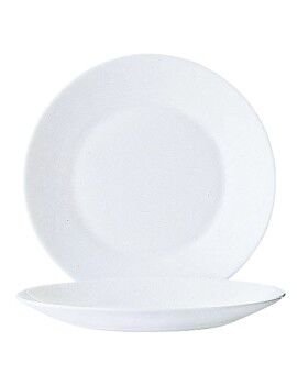 Set de Platos Arcoroc Restaurant Pan Blanco Vidrio 6 Unidades (155 ml)