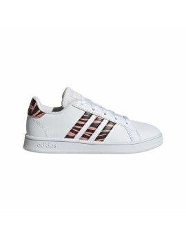 Sapatilhas de Desporto Infantis Adidas Grand Court Print Branco