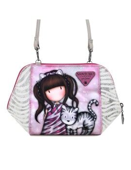 Bolso Bandolera Gorjuss Ruby wild Gris (26 x 15,5 x 9,5 cm)