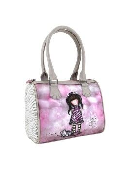 Bolso de Mano Gorjuss Ruby wild Gris (28 x 22 x 13 cm)