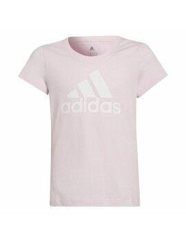 Camiseta de Manga Corta Infantil Adidas Rosa