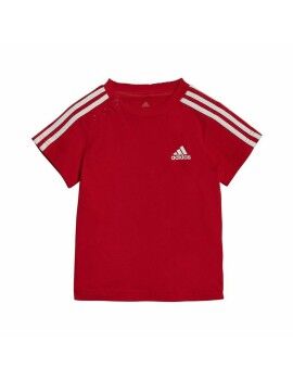 Conjunto Deportivo para Bebé Adidas Three Stripes Rojo