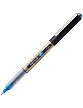 Esferográfica de tinta líquida Uni-Ball UB-150-10 Azul 1 mm (12 Peças)