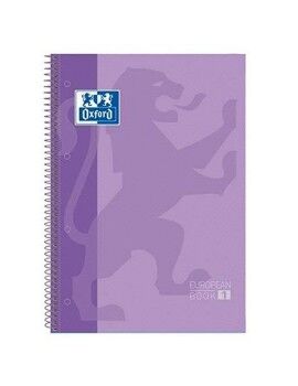 Caderno Oxford European Book Malva A4 5 Peças