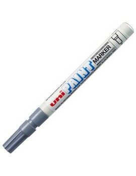 Rotulador permanente Uni-Ball Paint PX-21L Gris 12 Piezas