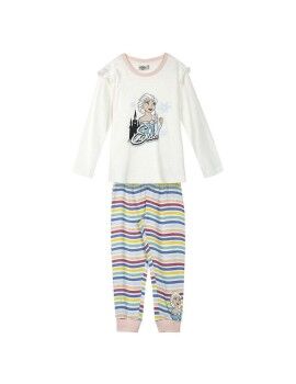 Pijama Infantil Frozen Bege