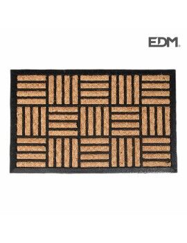 Felpudo EDM 74761 Marrón Negro 2/8-negro azulado 60 x 40 cm 40 x 60 cm Caucho Rectangular