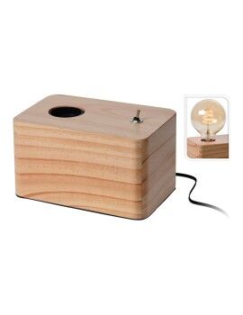 Lámpara de mesa Atmosphera Madera Marrón 40 W 220-240 V