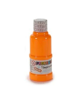 Témperas Neon Naranja 120 ml (12 Unidades)