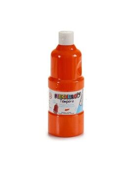 Témperas Naranja 400 ml (6 Unidades)