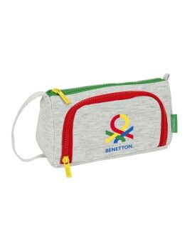 Bolsa Escolar Benetton Pop Cinzento 20 x 11 x 8.5 cm