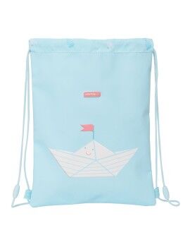 Bolsa Mochila con Cuerdas Safta Ship Azul (26 x 34 x 1 cm)