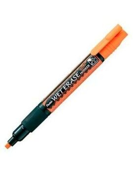 Marcadores de giz líquido Pentel Wet Erase Laranja (12 Peças)