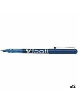 Boligrafo de tinta líquida Pilot Roller V-Ball Azul 0,3 mm (12 Unidades)