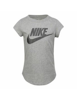 Camiseta de Manga Corta Infantil Nike  Futura SS Gris