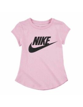 Camiseta de Manga Corta Infantil Nike Futura SS Rosa