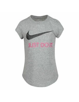 Camiseta de Manga Corta Infantil Nike  Swoosh JDI Gris