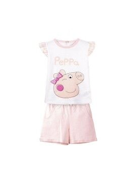 Conjunto de Vestuário Peppa Pig Branco Infantil