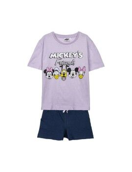 Conjunto de Vestuário Minnie Mouse Lilás Infantil