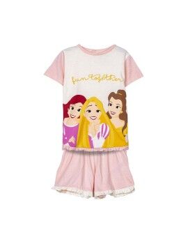 Pijama Infantil Disney Princess Cor de Rosa