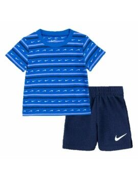 Conjunto Deportivo para Bebé Nike Swoosh Stripe Azul