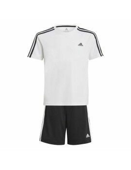 Conjunto Deportivo para Niños Adidas  Designed 2 Move Blanco